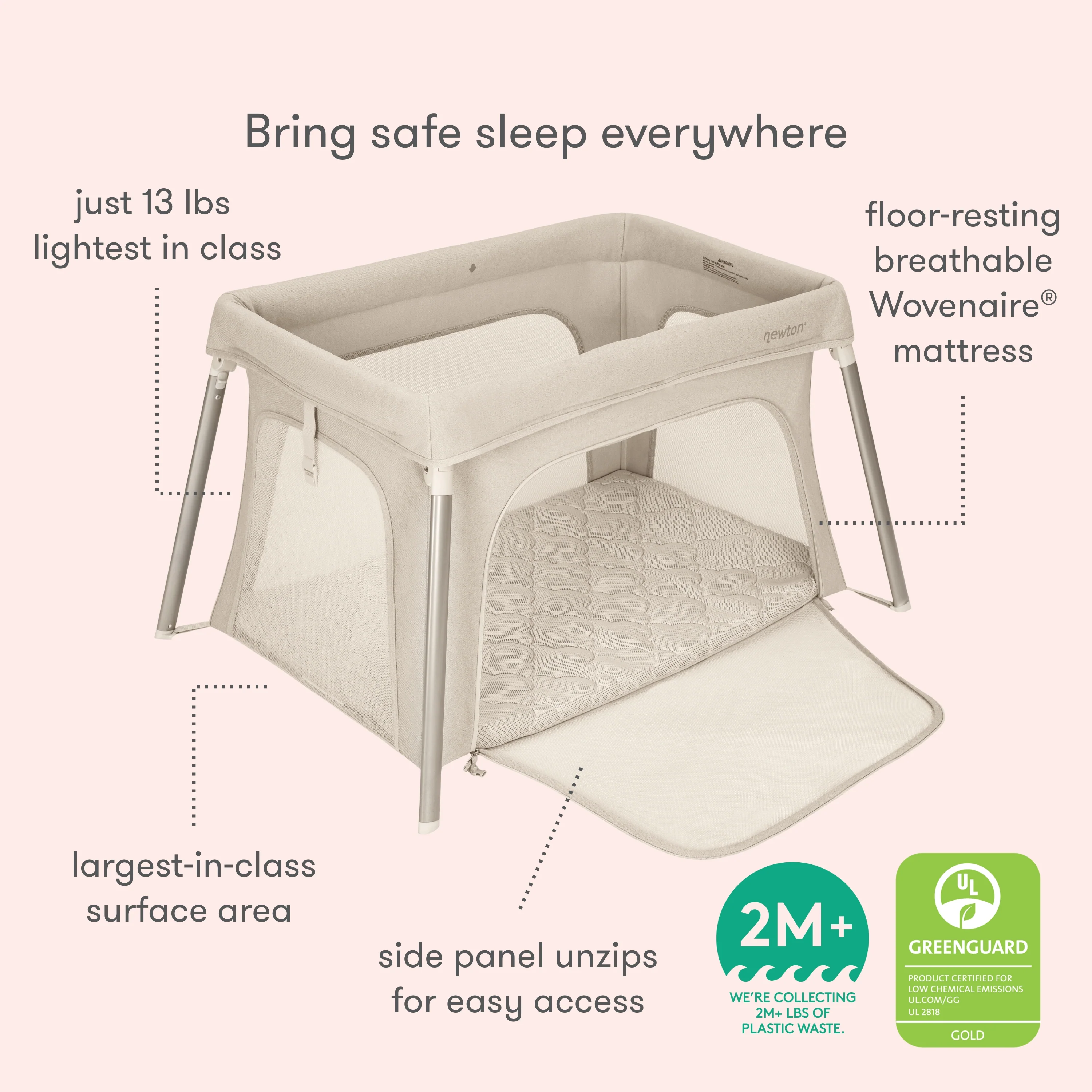 Compact Travel Crib & Play Yard - Image 23