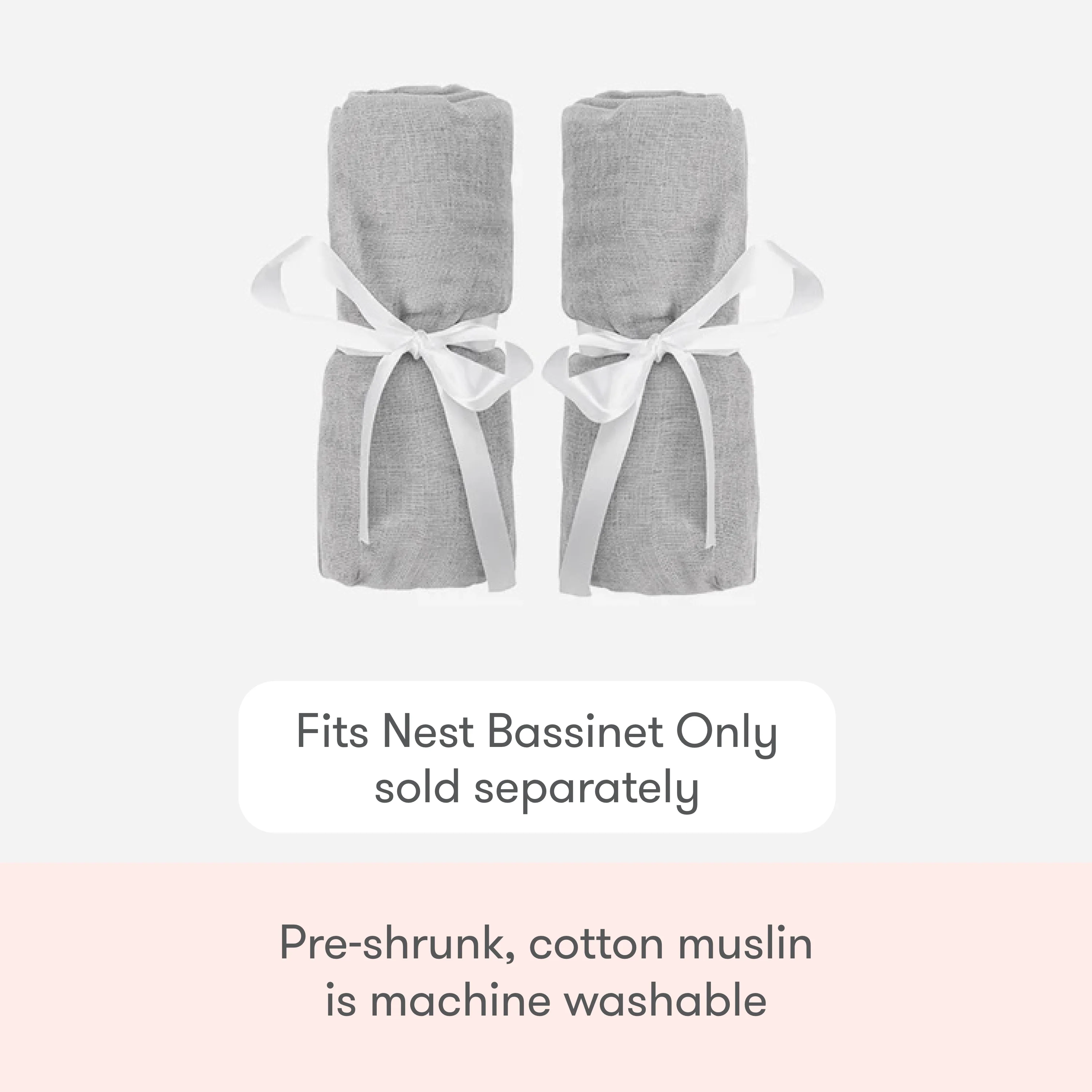 Nest Bassinet Extra Sheets - Image 4